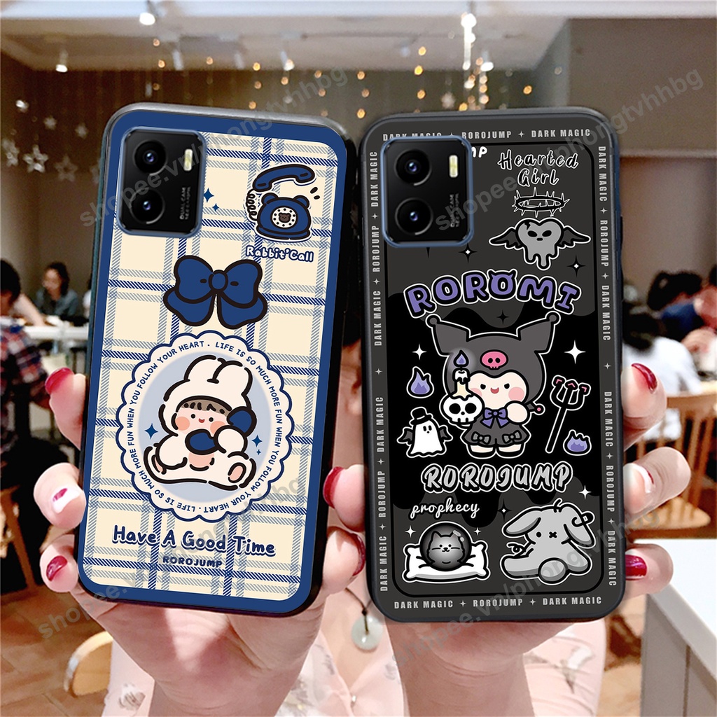 Ốp lưng Vivo Y15s - Vivo Y15a in mẫu gấu thể thao , smile mặt cười cực cute