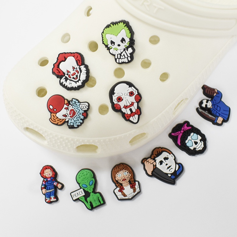 Crocs Ghim Cài Giày diy Nhiều Màu Sắc Đáng Sợ Dùng Để Hóa Trang Dịp halloween