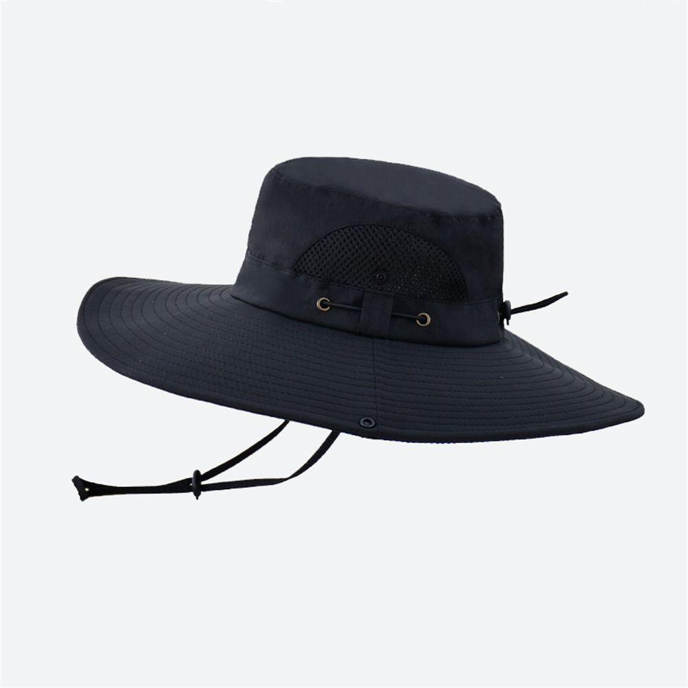 Nón Bucket Rộng Vành Chống Tia UV Màu Sắc Đơn Giản Dành Cho Nữ