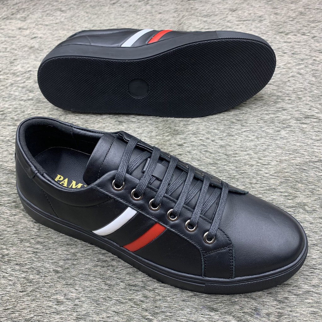 Giầy thể thao nam/sneaker da bò thật thiết kế thời trang nam tính