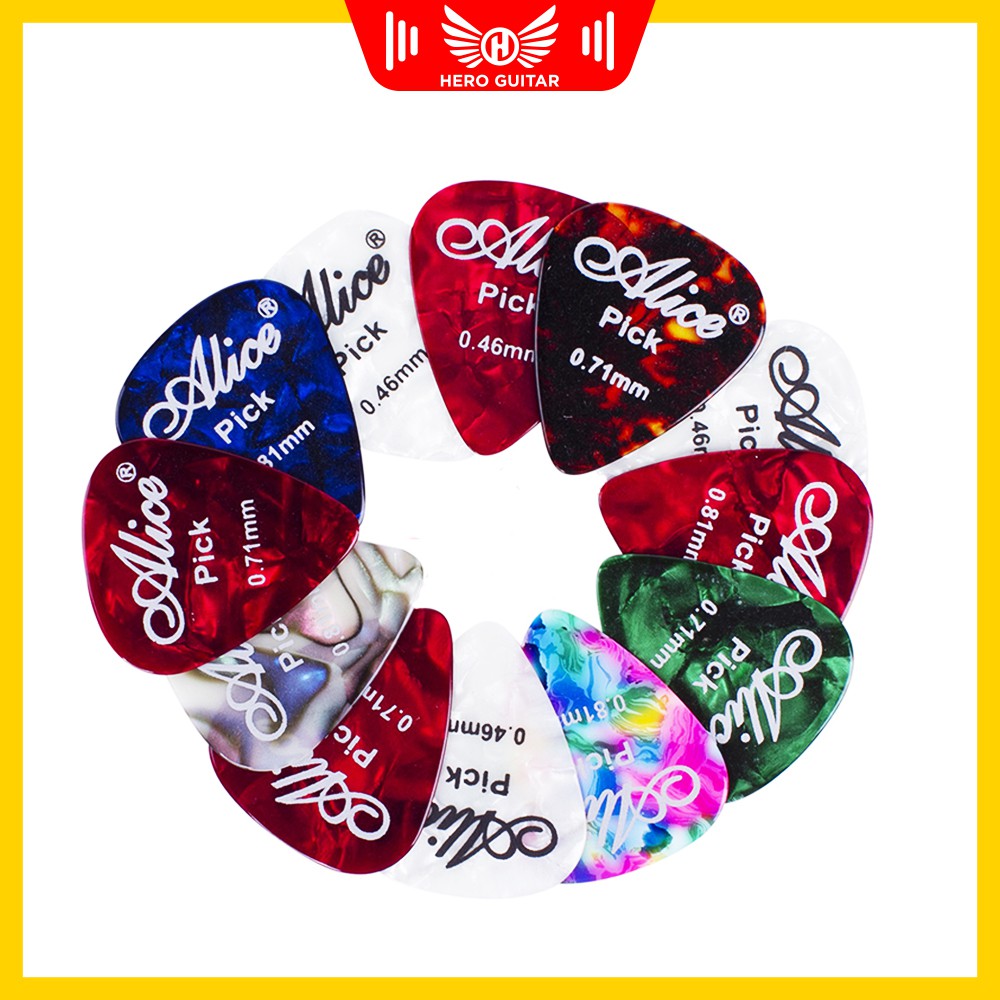 Combo pick gảy( phím gảy) guitar cái giá sỉ- Hero guitar Đà Nẵng