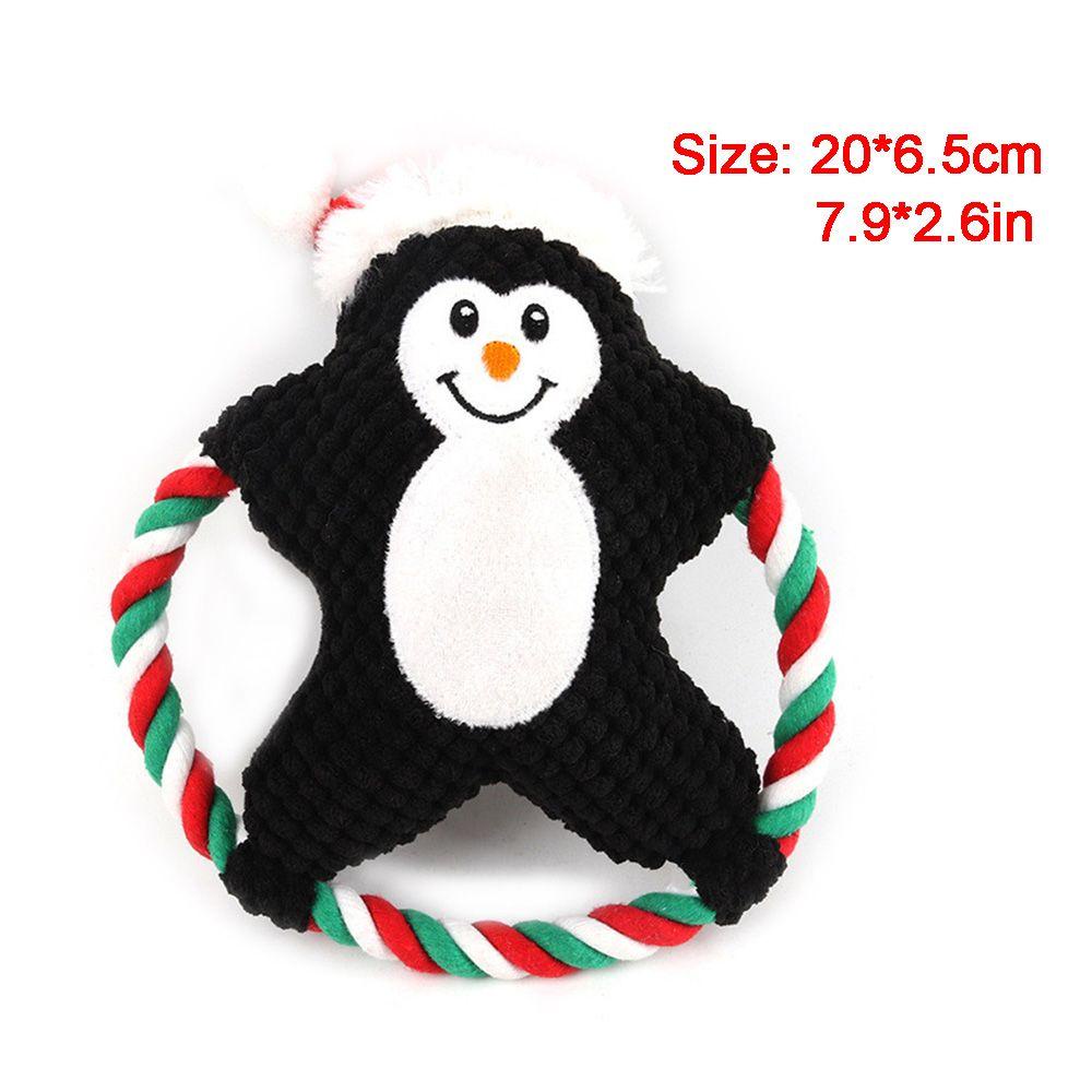 YNATURAL Đồ Chơi GặM HìNh Ông Già Noel / Chim CáNh CụT Cho Thú Cưng
