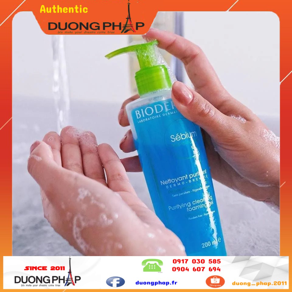 Gel rửa mặt Sebium 200ml