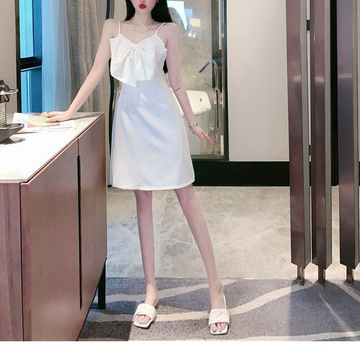 Đầm ôm Ngắn Tay Cổ Chữ V Eo Thắt Dây Thời Trang | BigBuy360 - bigbuy360.vn