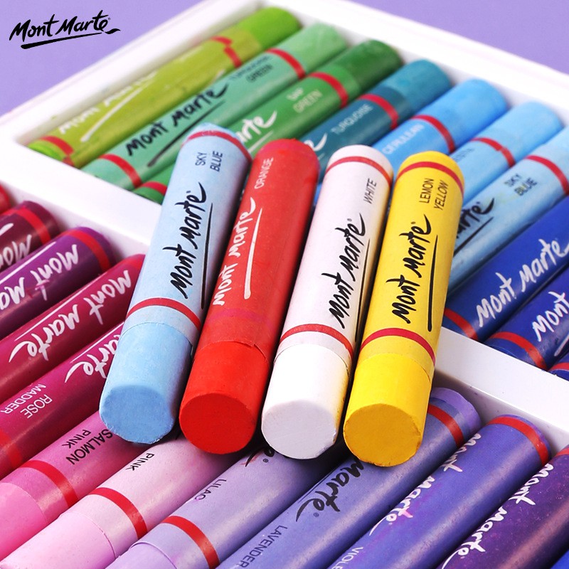 Màu sáp dầu cao cấp MONT MARTE của ÚC bộ 12/24/36/48 màu-Oil Pastels Lalunavn -B81 | Shopee Việt Nam