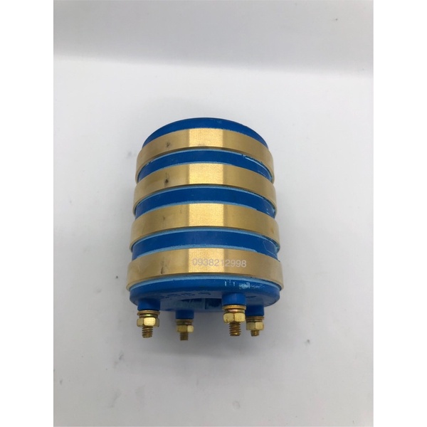 cổ góp điện 4 pha + bộ chổi than 30a trục 25x65