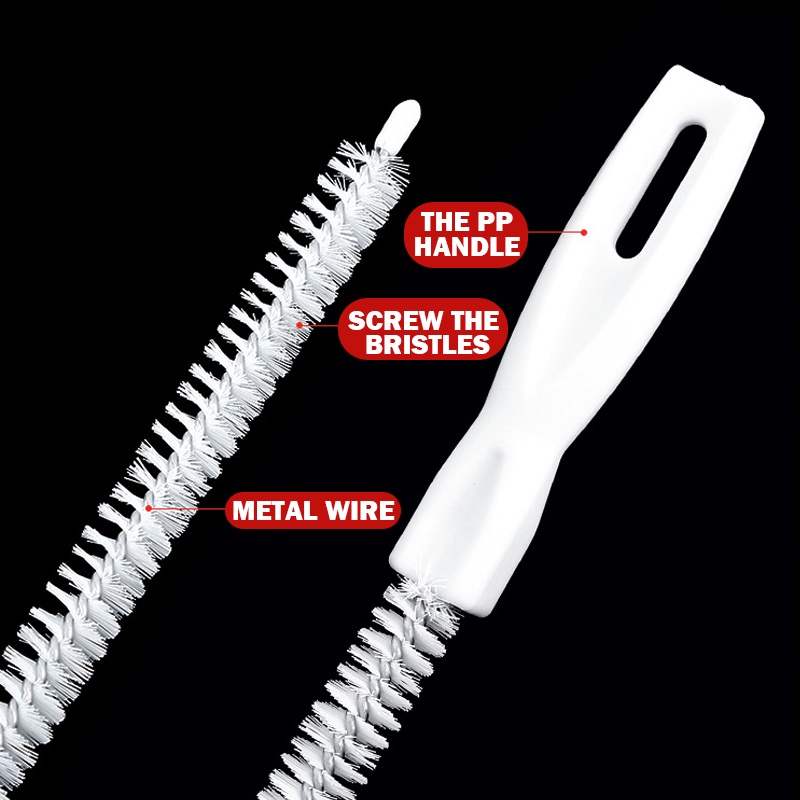 Bàn Chải 45 / 60cm Làm Sạch Lỗ Thoát Nước Bồn Rửa Chén