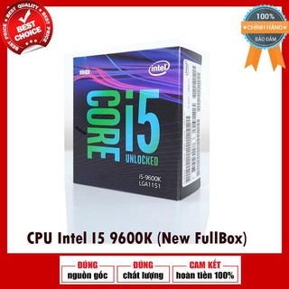 Bộ vi xử lý / cpu intel core i5-9600k