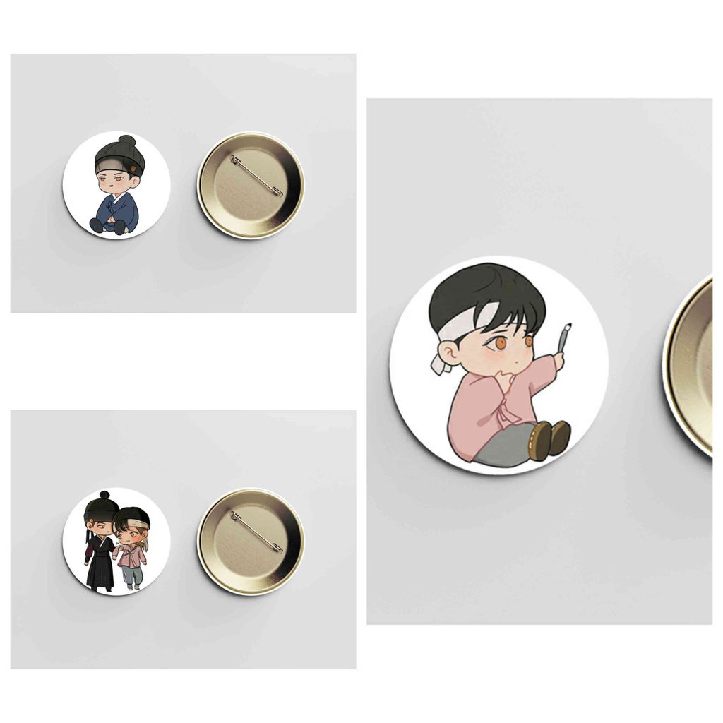 Huy hiệu cài áo IN HÌNH Dạ ký boylove anime chibi dễ thương tiện lợi