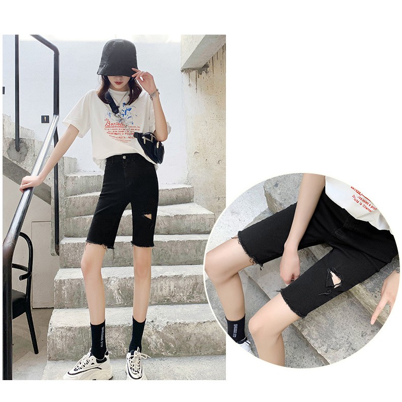 [ PHÙNG PHÌNH ] QUẦN JEAN NGỐ SKINNY GIÃN LỬNG NỮ VẠT TRÁI LAI TUA LƯNG CAO MÀU ĐEN CAO CẤP BABO ĐỦ SIZE S, M, L CHẤT BÒ