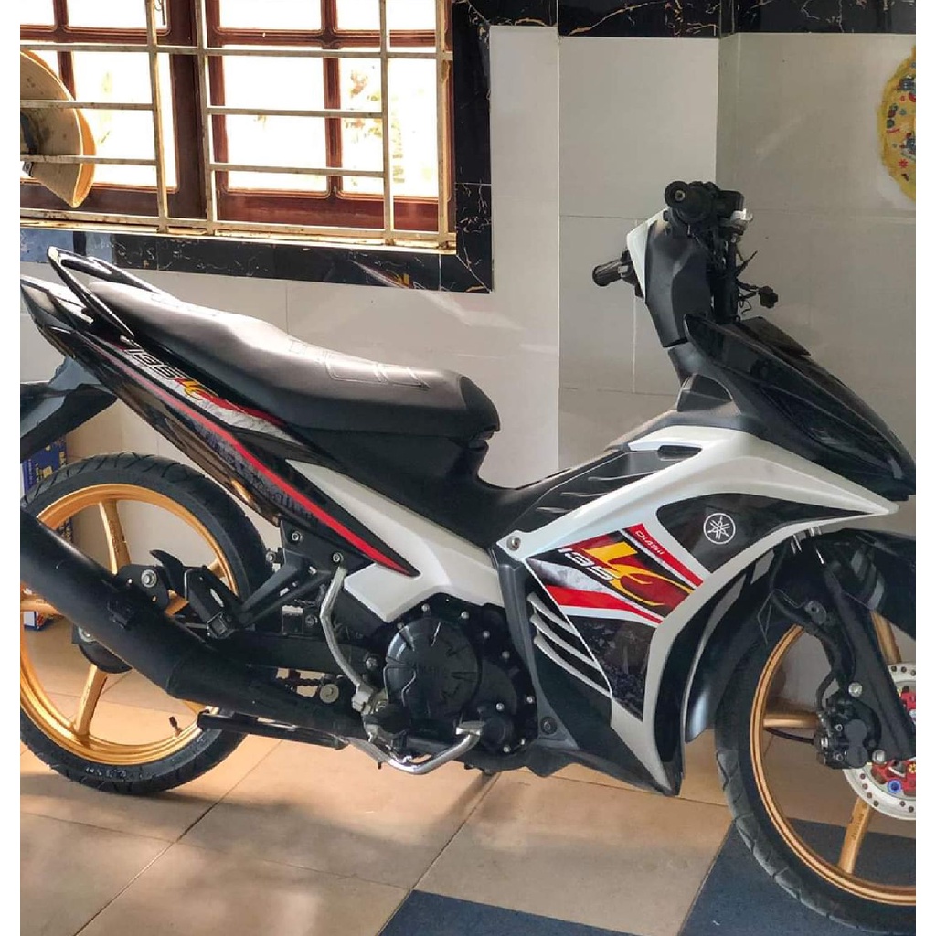 Tem rời xe Exciter 135 LC trắng đen đỏ (A)