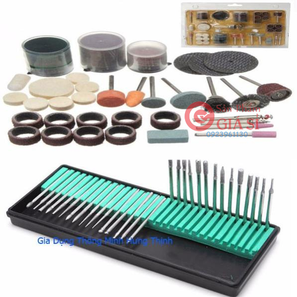 Bộ phụ kiện máy khoan mài cắt khắc đánh bóng mini cầm tay ❤️freeship❤️