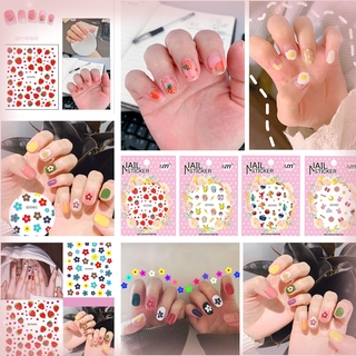 [Hàng mới về] Miếng Dán Trang Trí Móng Tay Nghệ Thuật Nhiều Phong Cách Đẹp Mắt