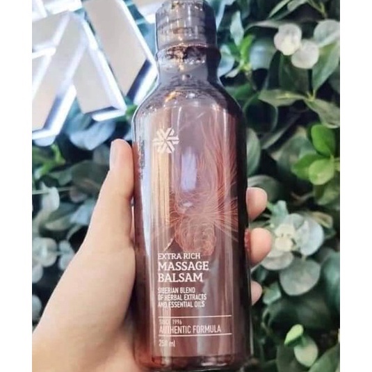 Dầu thơm mát xa Siberian Extra Rich Massage Balsam, giúp chăm sóc và dưỡng da toàn thân, chai 250 ml