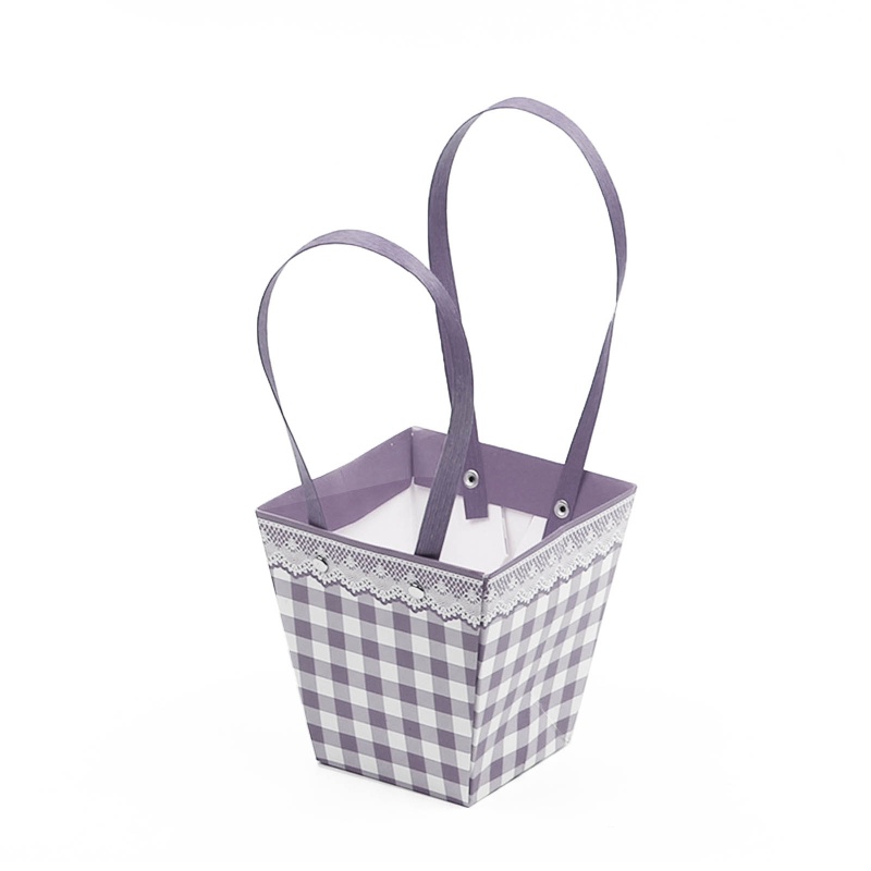 Túi Giấy Đựng Hoa Chống Thấm Nước Có Tay Cầm Gấp Gọn Tiện Lợi