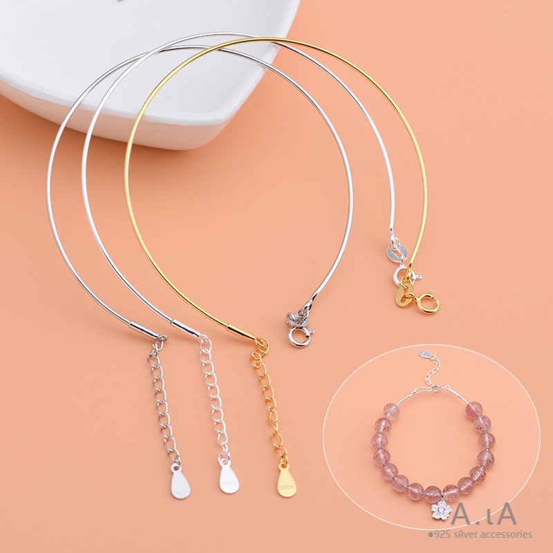 █diy゜ S925 Bạc●Hạt Trang Sức Bạc 925 Hình Xoắn Ốc Có Thể Dùng Làm Vòng Tay/Vòng Tay