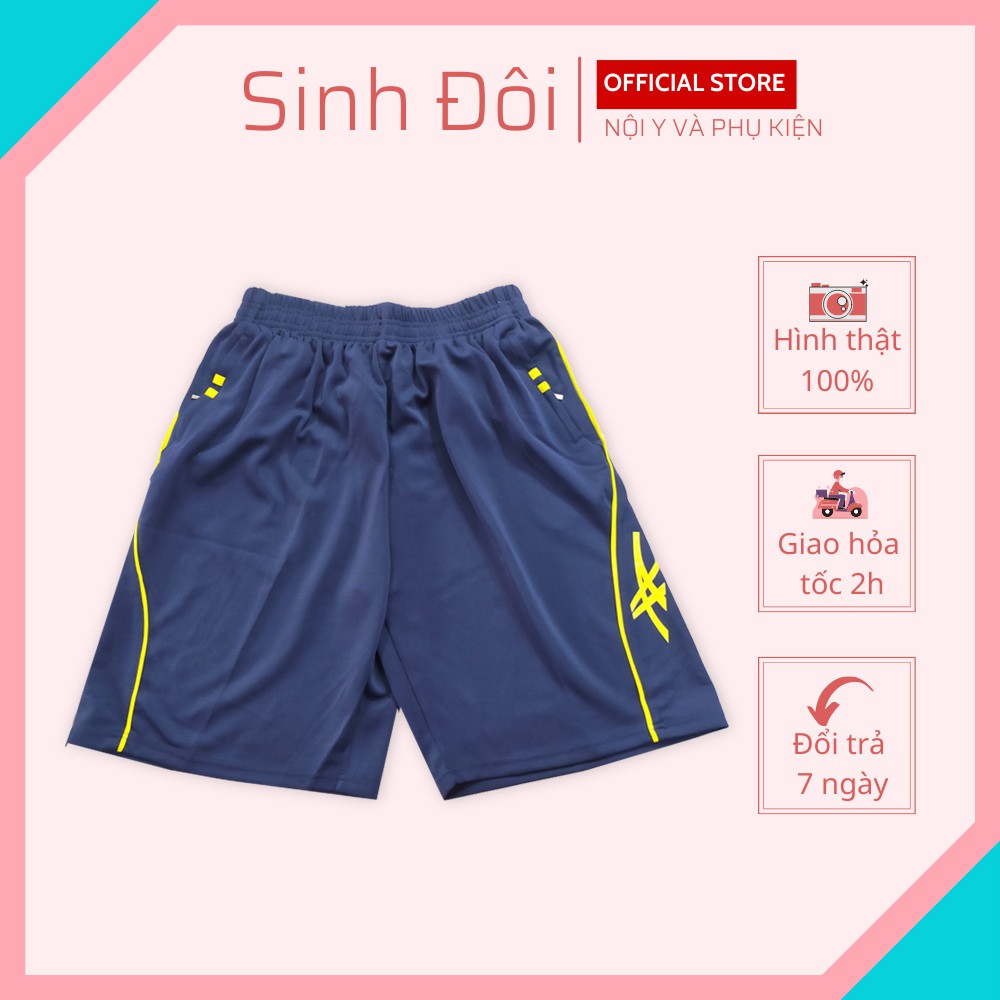 Quần short đùi nam thun thể thao bigsize 110kg lưng thun túi dây kéo mặc nhà mặc ngủ ngắn tới đầu gối bền đẹp thoải mái