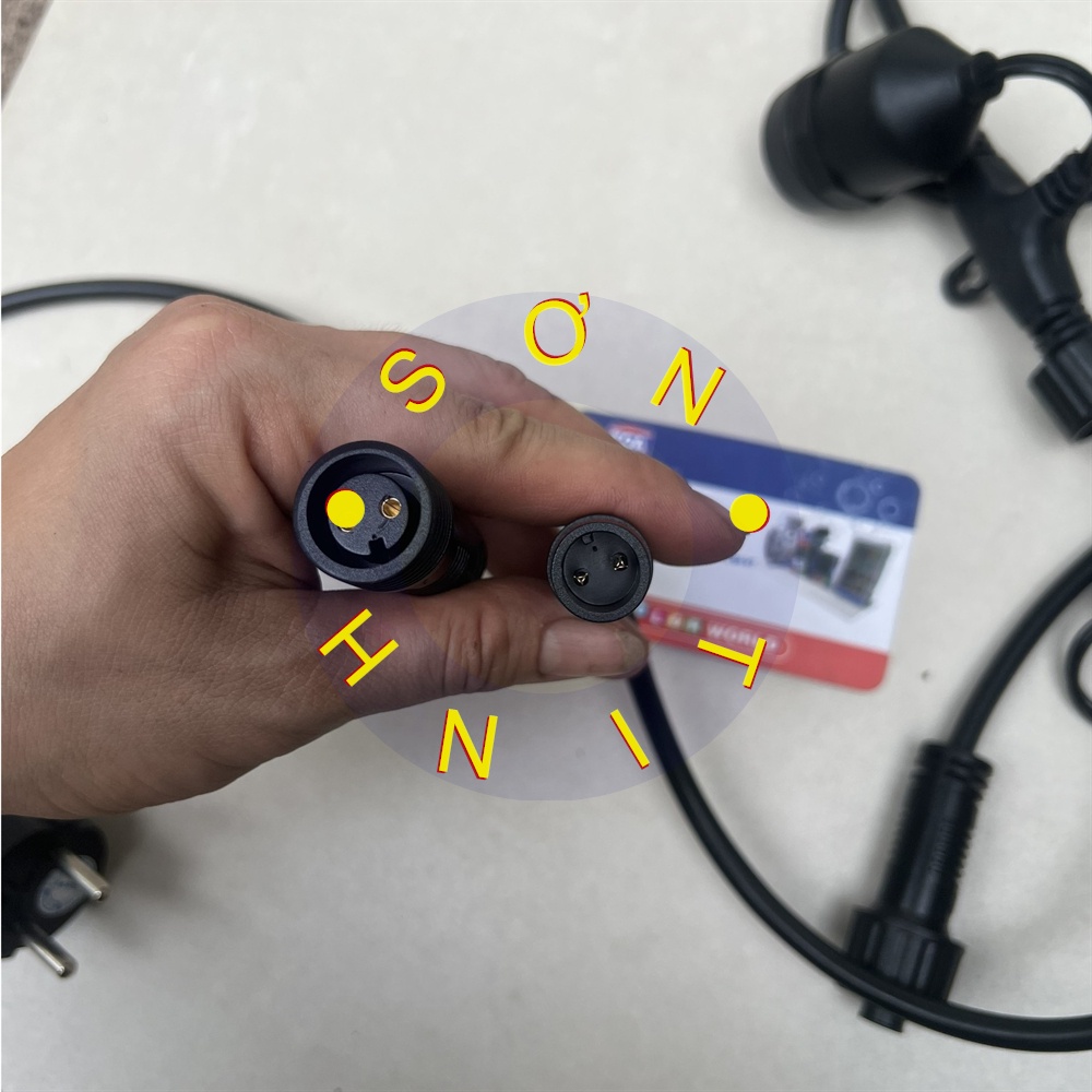 Dây đui đèn MPE trang trí ngoài trời dùng cho quán cà phê, trà chanh, trà sữa