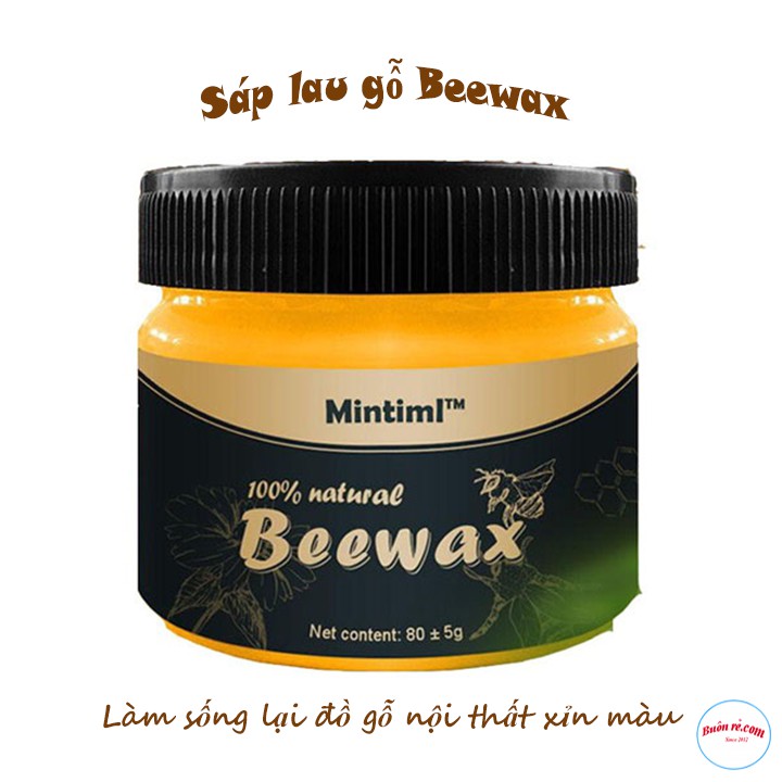 Sỉ 10 lọ sáp ong Beewax lau sạch mọi vết xỉn của đồ gỗ 00538