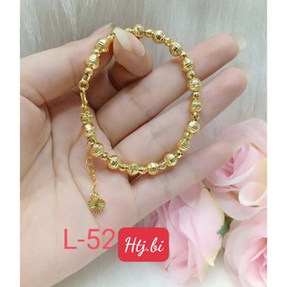 lăc tay bi mạ vàng,free size nhẹ nhàng trang suc htj