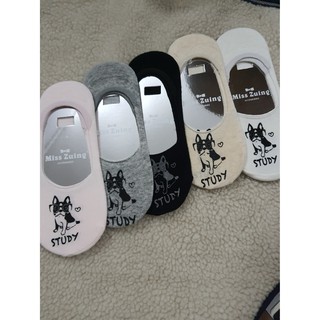 Tất nửa chân hình cún