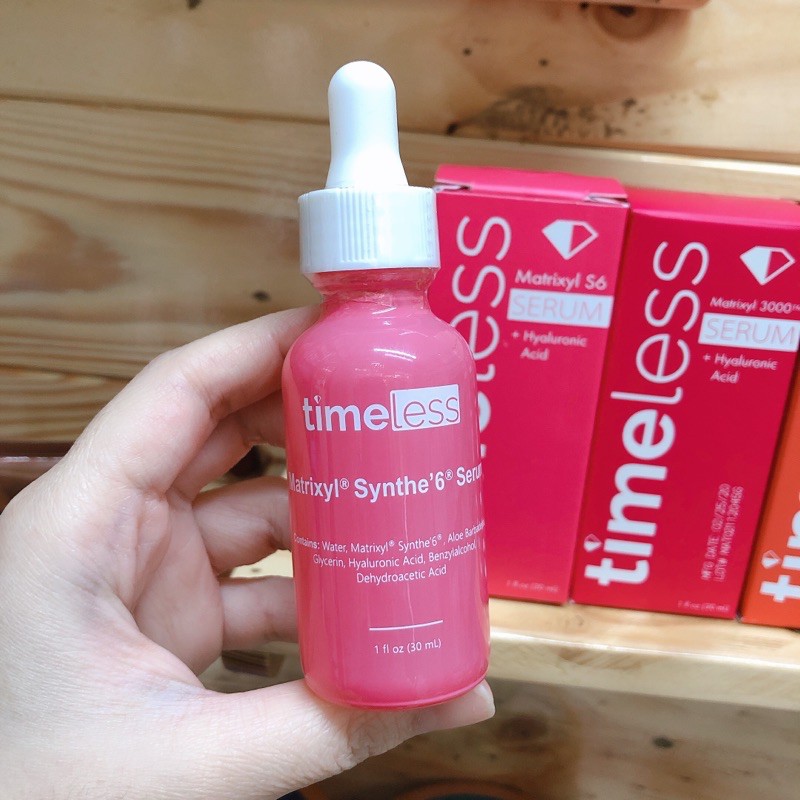 Serum chống lão hóa Timeless Matrixyl Synthe’ 6 + Hyaluronic Acid (30mL)