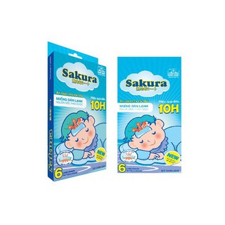 Miếng dán hạ sốt Sakura 6 miếng