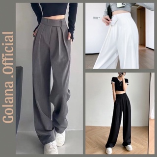 Quần Tây Ống Rộng Nữ Cạp Dán Lưng Cao Siêu Cá Tính (có Bigsize) (QT001) Có Sẵn - Giao Ngay