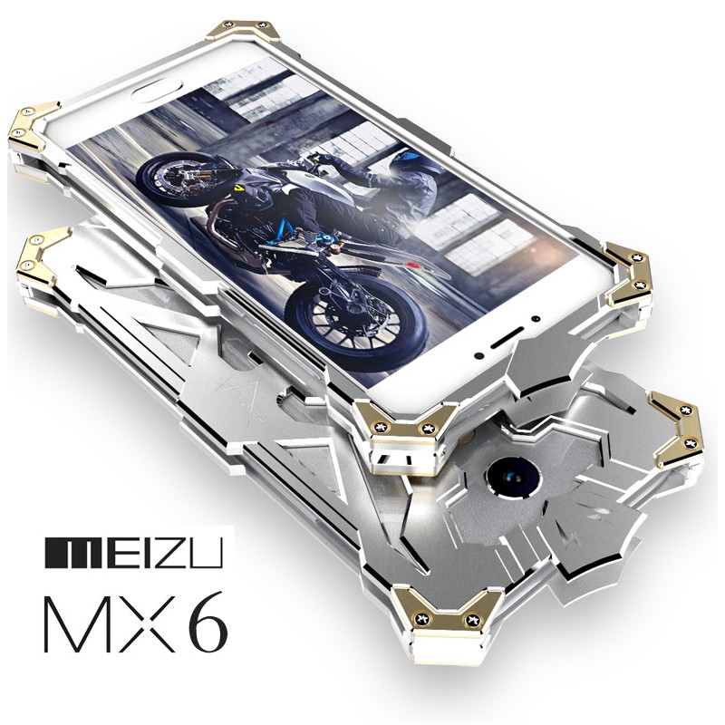 Meizu MX6 / MX5 / MX4 Pro Steel War God Full Metal Shockproof Hard Phone Case