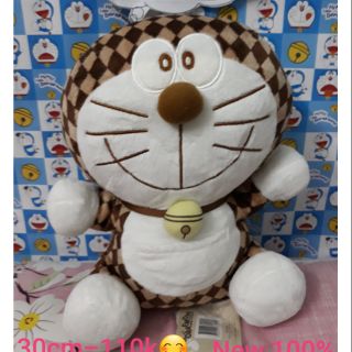 Doreamon sọc nâu size 30cm, hình thật, mới 99% , ko tag-100k💟💟💟
