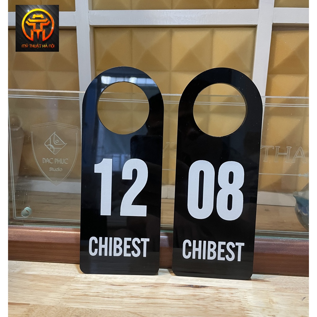 In thẻ dọn phòng khách sạn, bảng DND bằng Mica, Mythuathanoi.info tại Hà Nội, HCM