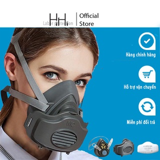 Mặt nạ phòng bụi 3M 3200 và 3700 chống bụi mịn hiệu quả, dùng cho nhà máy xi măng, bụi mạt gỗ, mạt sắt