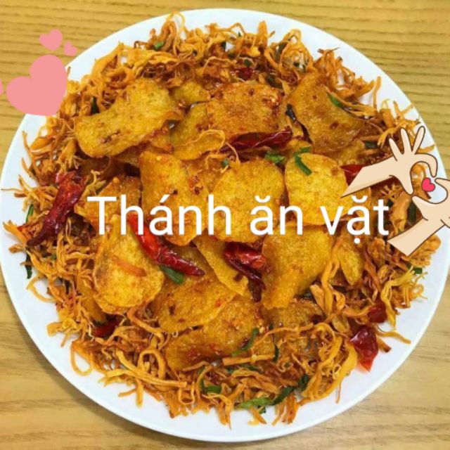 Khoai tây lắc khô gà