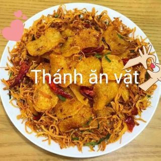Khoai tây lắc khô gà