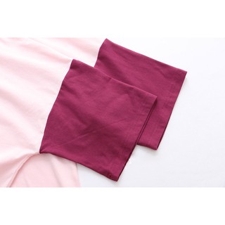 Áo Thun Cổ Tròn Phối Màu Phong Cách HQ K264