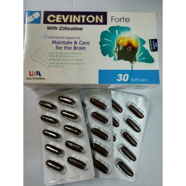 Viên uống bổ não Cevinton Fort - Hộp 30 viên