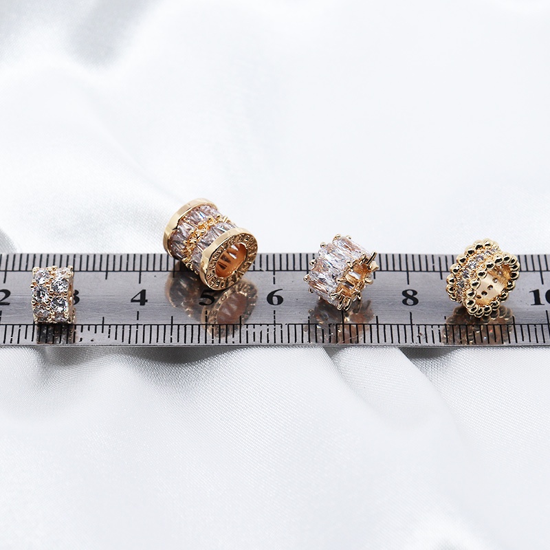 Hạt Đá Zircon Mạ Đồng 18k Dùng Làm Trang Sức diy