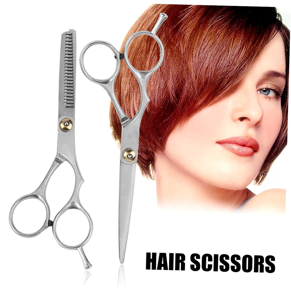 Bộ 2 kéo cắt tóc chuyên nghiệp tiện lợi cho salon tóc