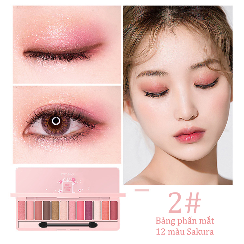 Bộ trang điểm đầy đủ 9 món Lameila từ a đến z bộ makeup kết hợp đầm nữ, giày nữ xinh, thời thượng-LML-T9