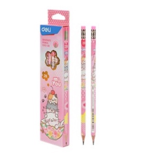 Bút chì gỗ 2B Deli C012 (12 cây/ hộp) - 1 Cây