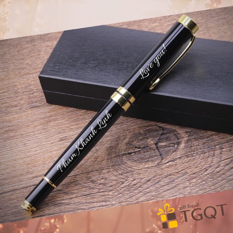 Bút Ký Khắc Tên, Bút Ký Kim Loại - Quà Tặng Ý Nghĩa Khắc Nội Dung Theo Yêu Cầu (Tặng Kèm Hộp Quà Và Ngòi)