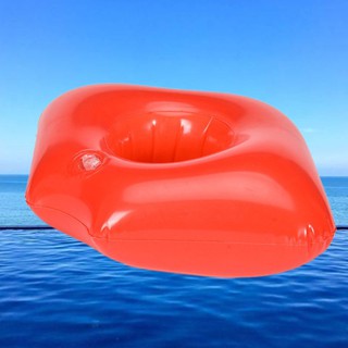 ✿INN✿ Kids Water Swimming Toy Lips Cup Holder Inflatable Floating Coasters Children Party Supplies