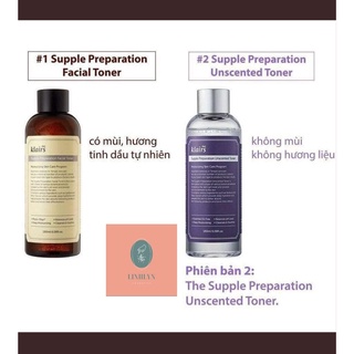 Nước hoa hồng Dear Klairs Supple Preparation toner 180ml