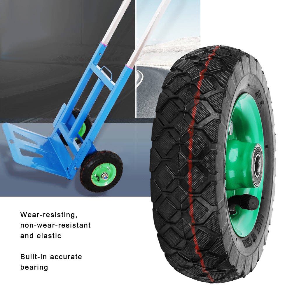 [NEW ARRIVAL] Inflatable Tire Wear-Resistant 6in Wheel Industrial Grade Cart Trolley Tyre 250kg 36psi