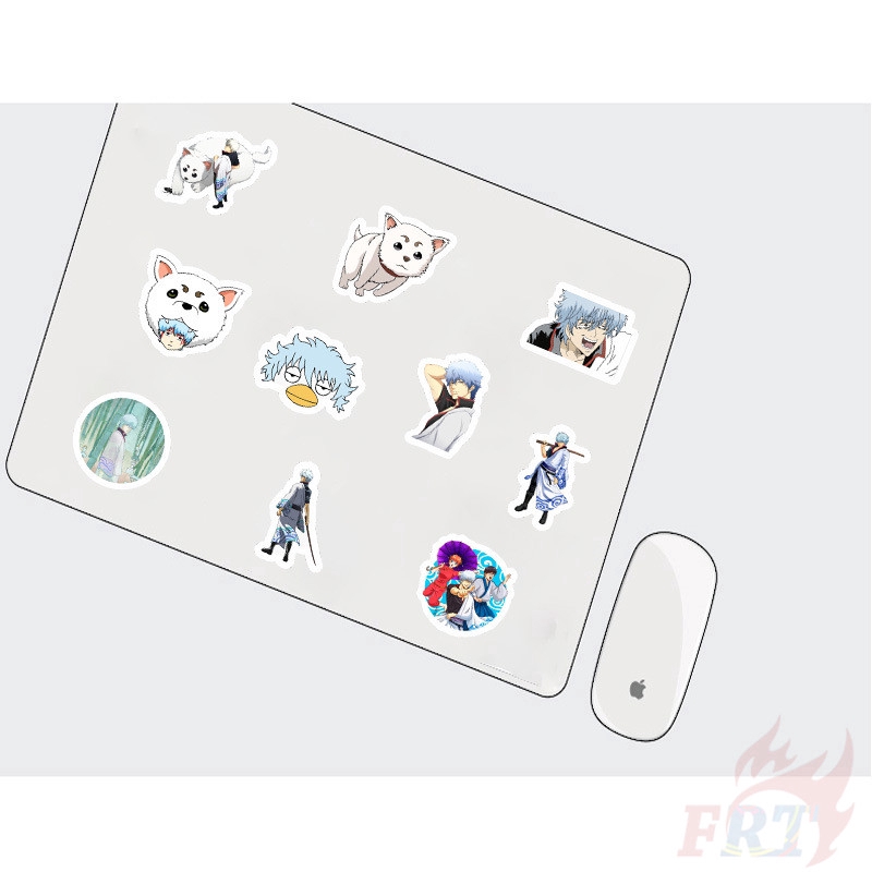 ❉ GINTAMA Series 01 Stickers ❉ 50Pcs/Set Anime Fashion DIY Waterproof Decals Doodle Stickers