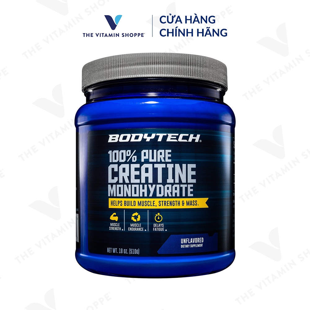 Bột hỗ trợ phát triển cơ bắp BODYTECH 100% Pure Creatine Monohydrate 510gr