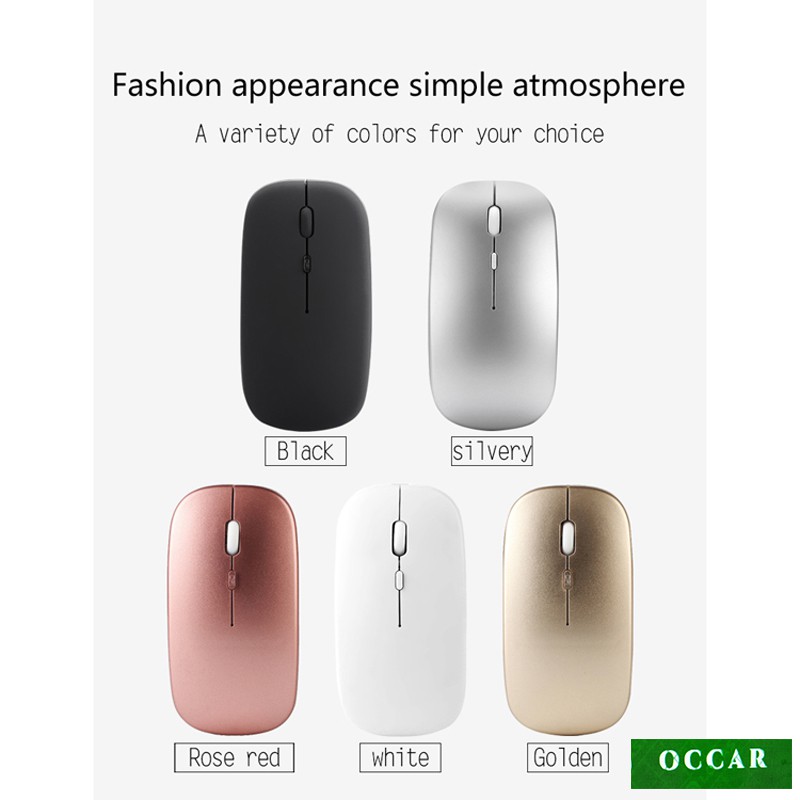 [PHIÊN BẢN 2022] Chuột Không Dây Bluetooth Bản Nâng Cấp, Không Âm Thanh, Không Dùng Pin, Không Phát Quang, Nhanh, Occar | BigBuy360 - bigbuy360.vn