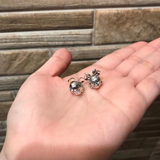 Charm xỏ Mickey và Minnie bạc - Bạc Thái s925 chuẩn