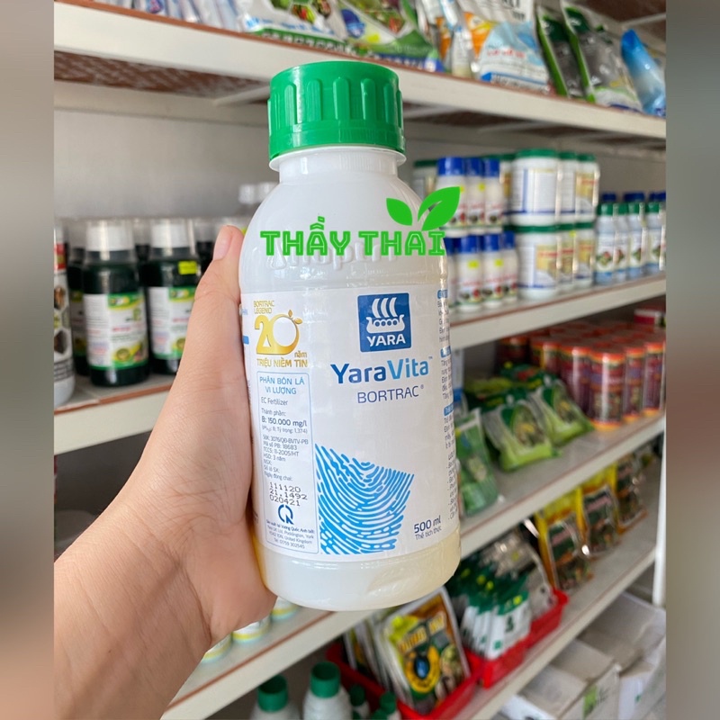 Phân bón Botrac hợp trí 500ml, tăng ra hoa, đậu trái, chống rụng hoa và trái non, nuôi trái tốt