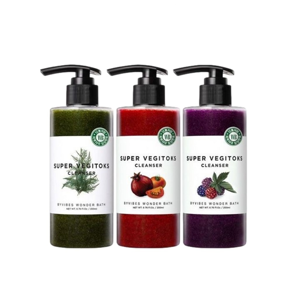 Sữa rửa mặt la Super Vegitoks chiết xuất rau củ giảm mụn tạo bọt dịu nhẹ cho da mụn RM03